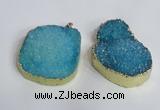 NGP2473 45*55mm - 50*65mm freeform druzy agate pendants wholesale