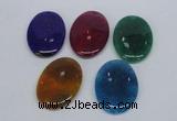 NGP2751 35*50mm oval agate gemstone pendants wholesale