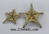 NGP2761 50*55mm - 75*85mm starfish pendants wholesale