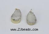 NGP2772 18*25mm - 20*30mm freeform druzy agate pendants