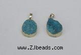 NGP2776 18*25mm - 20*30mm freeform druzy agate pendants