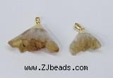 NGP2900 20*25mm - 25*40mm freeform citrine gemstone pendants