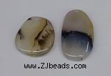 NGP3204 35*40mm - 40*50mm freeform agate slab pendants