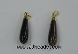 NGP3226 9*38mm - 10*40mm teardrop agate gemstone pendants