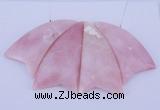 NGP33 Fashion pink opal gemstone pendants set jewelry wholesale