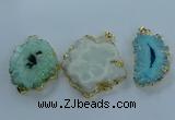 NGP3897 35*45mm - 50*60mm freeform druzy agate pendants