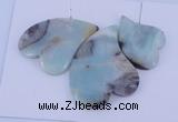 NGP41 Fashion amazonite gemstone pendants set jewelry wholesale