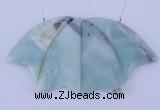 NGP44 Fashion amazonite gemstone pendants set jewelry wholesale