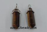 NGP5016 8*30mm sticks yellow tiger eye pendants wholesale