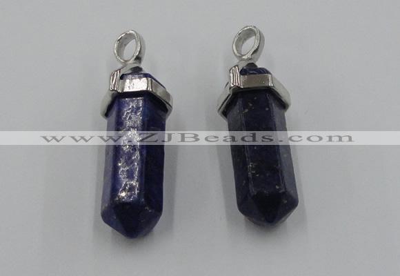 NGP5019 8*30mm sticks lapis lazuli gemstone pendants wholesale