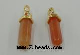 NGP5033 8*30mm sticks red aventurine pendants wholesale