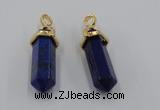 NGP5044 8*30mm sticks lapis lazuli gemstone pendants wholesale