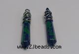 NGP5406 10*65mm sticks synthetic lapis lazuli pendants wholesale