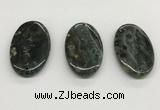 NGP5514 30*50mm oval ocean agate pendants wholesale