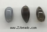 NGP5545 14*40mm - 23*58mm teardrop agate gemstone pendants