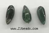 NGP5556 14*40mm - 23*58mm teardrop Canadian jade pendants