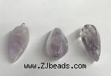 NGP5567 18*40mm - 23*58mm teardrop lavender amethyst pendants