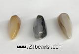 NGP5571 18*40mm - 23*58mm teardrop agate gemstone pendants