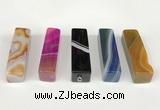 NGP5720 12*52mm cuboid agate gemstone pendants wholesale