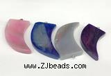 NGP5734 25*35mm - 27*50mm oxhorn agate pendants wholesale