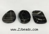 NGP5799 35*55mm freeform agate slab pendants wholesale