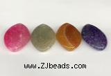 NGP5816 30*50mm marquise agate gemstone pendants wholesale