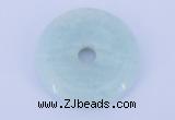 NGP603 5pcs 7*35mm amazonite gemstone donut pendants wholesale