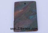 NGP635 5pcs 35*45mm rectangle semi precious gemstone pendants