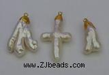 NGP6712 10*25mm - 20*45mm freeform pearl pendants wholesale