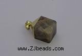 NGP6774 15*22mm cube moonstone gemstone pendants wholesale