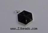 NGP6826 24*25mm hexagon amethyst gemstone pendants wholesale
