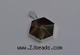 NGP6834 24*25mm hexagon moonstone gemstone pendants wholesale