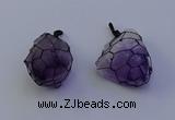 NGP7148 20*40mm - 30*45mm faceted nuggets amethyst pendants