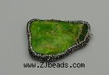 NGP7228 30*50mm - 40*60mm freeform sea sediment jasper pendants