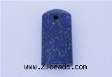 NGP724 14*29mm rectangle natural lapis lazuli gemstone pendant