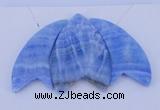 NGP73 Fashion blue lace agate gemstone pendants set jewelry wholesale