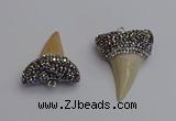 NGP7340 25*35mm - 30*38mm shark teeth pendants wholesale