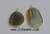 NGP7364 35*45mm - 40*55mm freeform imperial jasper pendants