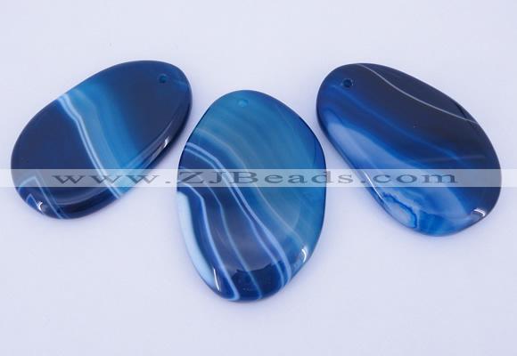 NGP861 5PCS 30-35mm*50-60mm freeform agate gemstone pendants