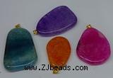 NGP8732 28*40mm - 30*54mm freeform agate pendants wholesale