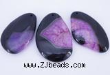 NGP903 5PCS 35-45mm*55-70mm freeform agate druzy geode gemstone pendants