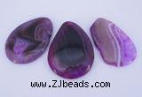 NGP904 5PCS 35-50mm*55-65mm freeform agate druzy geode gemstone pendants