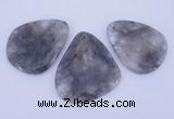 NGP949 5PCS 40-55mm*55-65mm freeform cloudy quartz gemstone pendants