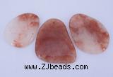 NGP950 5PCS 35-55mm*50-65mm freeform red quartz gemstone pendants