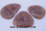 NGP956 5PCS 35-50mm*50-60mm freeform quartz gemstone pendants