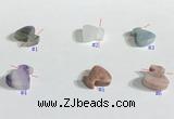 NGP9736 11*11mm  mixed gemstone pendants wholesale