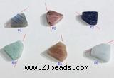 NGP9743 14*16mm mixed gemstone pendants wholesale