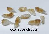 NGP9755 10*16mm-18*25mm freeform citrine pendants wholesale