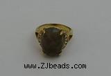 NGR2035 10*15mm faceted oval labradorite gemstone rings