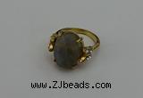 NGR2075 10*15mm faceted oval labradorite gemstone rings